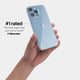Clear iPhone 13 pro max case by totallee adds grip, Clear (Soft)