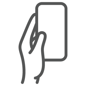 phone grip icon