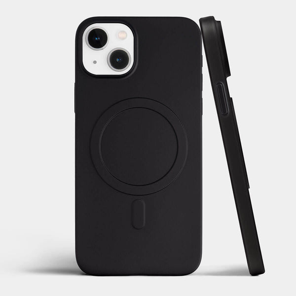 Ultra thin iPhone 15 plus case by totallee, frosted clear