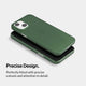 Slim iPhone 15 plus case by totallee, green