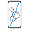 no screen bubbles icon