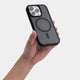 durable iphone 16 Pro case in hand, black