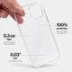 Thinnest clear iPhone 13 case by totallee, Clear (soft)
