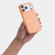 thin case for iphone 17 pro, cosmic orange