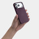 thin case for iphone 17 pro, dark cherry