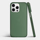 Ultra thin iPhone 15 pro case by totallee, green