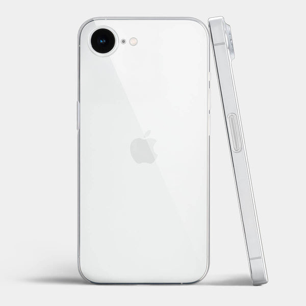 Ultra thin iPhone 16e case by totallee, frosted clear