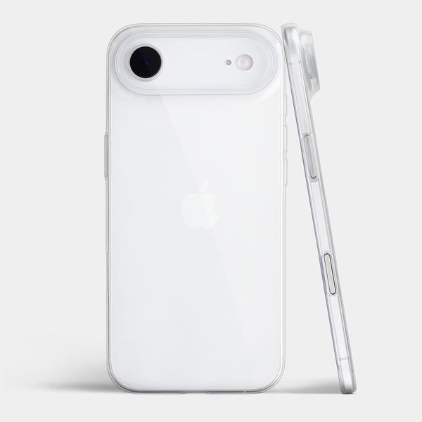 Ultra thin iPhone 17 Air case by totallee, frosted clear