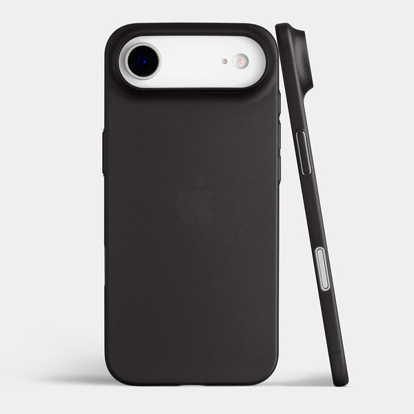Ultra thin iPhone 17 Air case by totallee, frosted clear