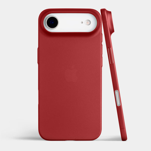 Ultra thin iPhone 17 Air case by totallee, frosted clear