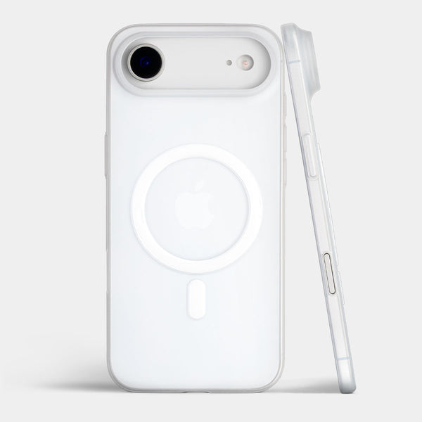 Ultra thin iPhone 17 Air case by totallee, frosted clear