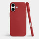 Ultra thin iPhone 17 case by totallee, red