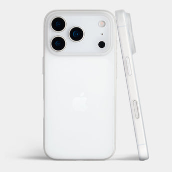 Ultra thin iPhone 17 Pro case by totallee, frosted clear