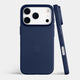 Ultra thin iPhone 17 Pro case by totallee, navy blue