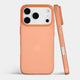Ultra thin iPhone 17 Pro case by totallee, cosmic orange