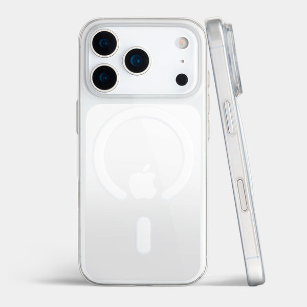Ultra thin iPhone 17 Pro case by totallee, frosted clear