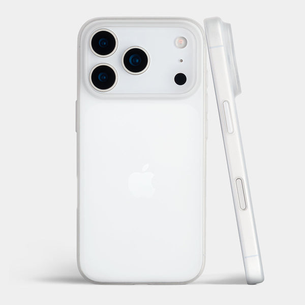 Ultra thin iPhone 18 Pro case by totallee, frosted clear