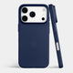 Ultra thin iPhone 18 Pro case by totallee, navy blue