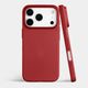 Ultra thin iPhone 18 Pro case by totallee, red