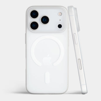 Ultra thin iPhone 18 Pro case by totallee, magsafe frosted clear