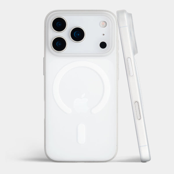 Ultra thin iPhone 18 Pro case by totallee, frosted clear