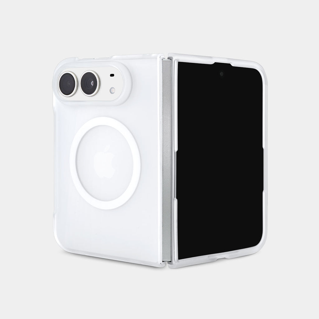 Ultra thin iPhone Duo case by totallee, frosted clear