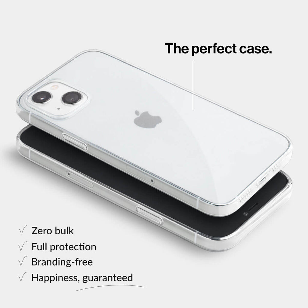 Clear iPhone 13 Case - Transparent with Extra Grip – totallee