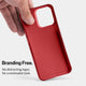 Thin case for iPhone 15 pro max by totallee, red