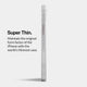 Super thin iPhone 15 case, clear