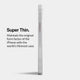 Super thin iPhone 15 plus case, clear