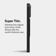 Super thin MagSafe iPhone 15 plus case, magsafe black