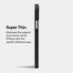 Super thin iPhone 15 plus case, frosted black