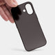 lightweight iphone 17 case, frosted black