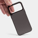 lightweight iphone 17 pro max case, frosted black