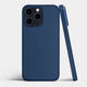 Ultra thin iPhone 15 pro case by totallee, navy blue
