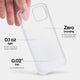 Thinnest clear iPhone 12 case by totallee, Clear