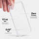 Slimmest iPhone 13 Pro max case by totallee, Clear