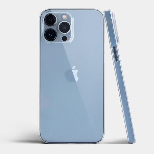 Ultra thin iPhone 13 Pro max case by totallee - Thinnest case for iPhone 13 Pro Max, Frosted clear