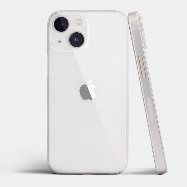Ultra thin iPhone 13 mini case by totallee - Thinnest case for iPhone 13 mini, Frosted clear