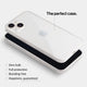 Super thin iPhone 13 case by totallee, Clear