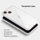 Super thin iPhone 13 mini case by totallee, Clear