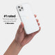 iPhone 12 Pro case by totallee adds grip, Frosted clear