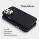 Super thin iPhone 13 pro case by totallee, carbon fiber pattern
