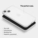 Super thin iPhone 14 case by totallee, Frosted clear