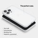 Super thin iPhone 14 Pro case by totallee, Frosted clear
