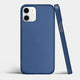 Ultra thin iPhone 12 mini case by totallee - Thinnest case for iPhone 12 mini, navy blue
