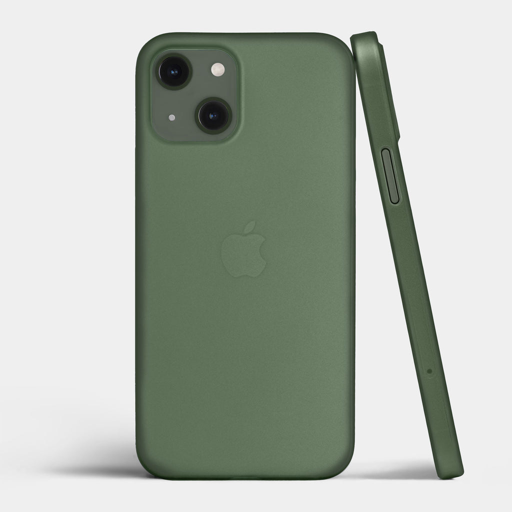 Ultra thin iPhone 13 case by totallee - Thinnest case for iPhone 13, green