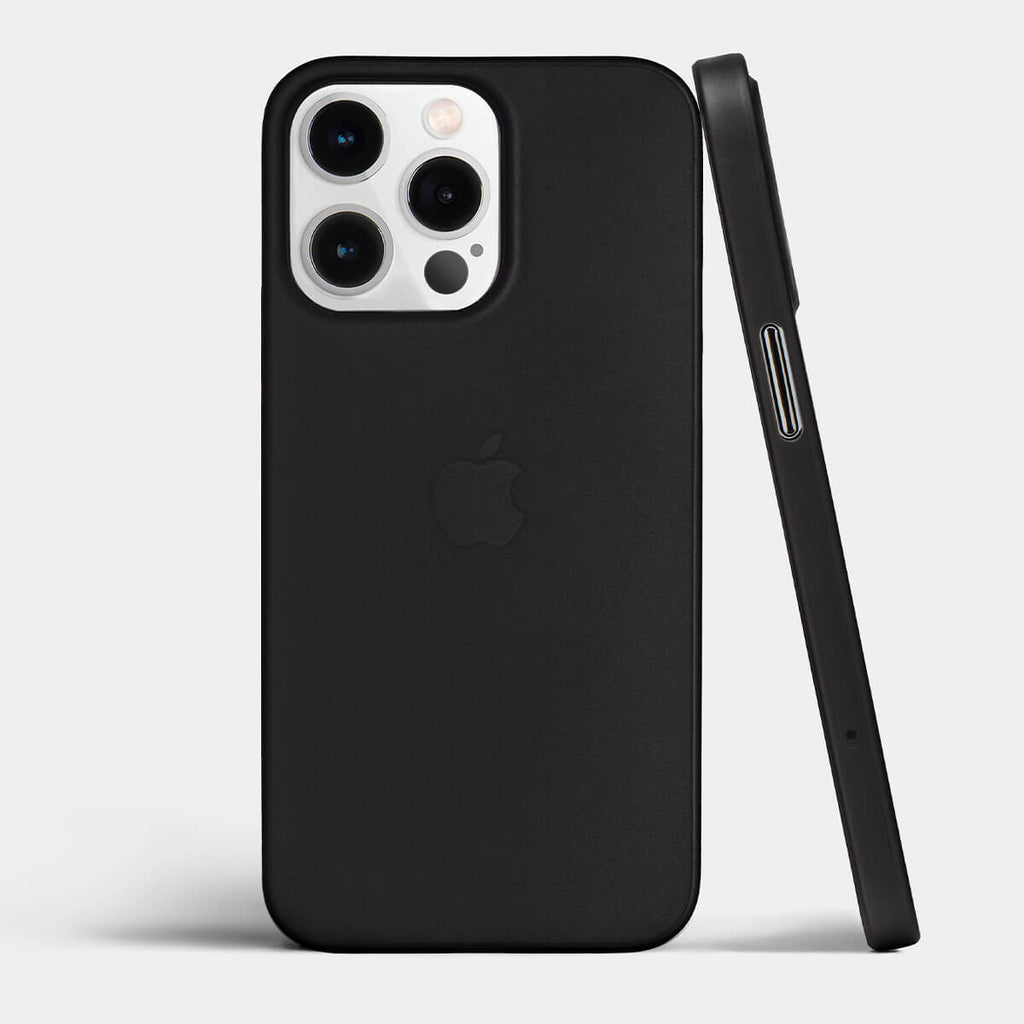 totallee Thin iPhone 13 Pro Case, Thinnest Cover Ultra Slim Minimal - for Apple iPhone 13 Pro (2021) (Frosted Black)