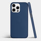 Ultra thin iPhone 13 pro case by totallee - Thinnest case for iPhone 13 Pro, navy blue