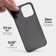 Slimmest iPhone 13 pro case by totallee, Frosted black